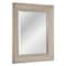 Head West Pave Brushed Nickel Stylish Bathroom & Wall Mirror